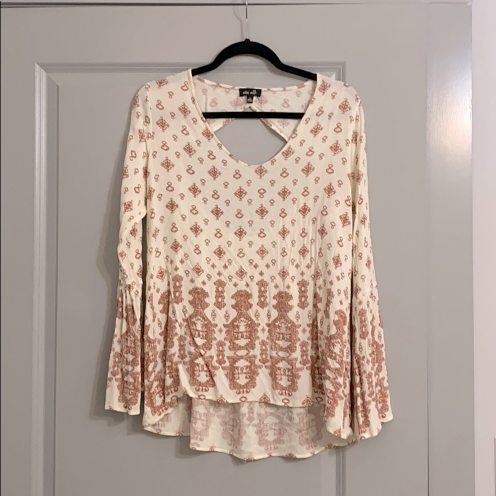 Boho long sleeve top